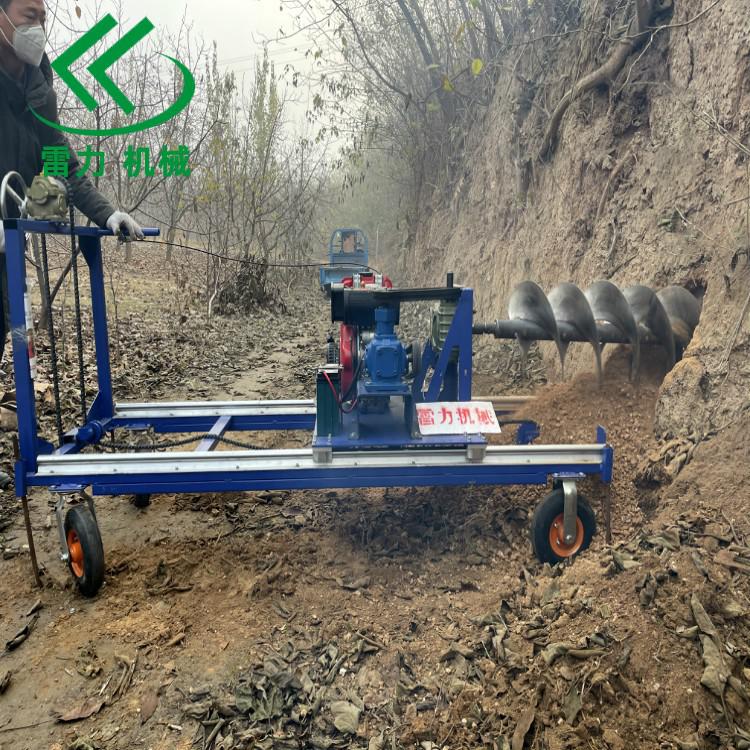 軌道式橫向鉆孔機過路穿管鉆機新品