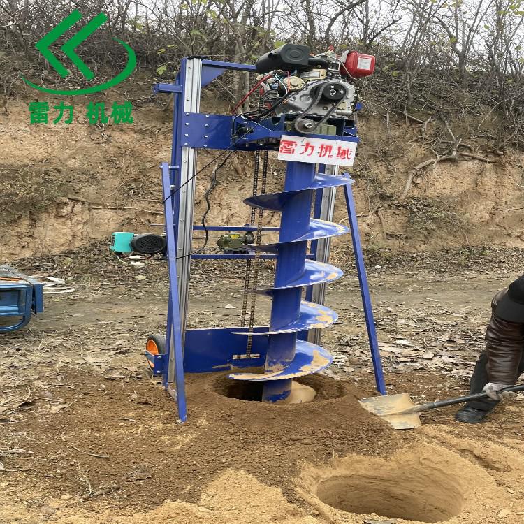 小型打樁鉆孔機旋轉式打洞深層入土